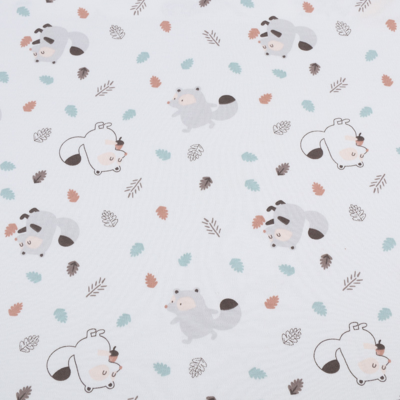 Picture of Baby Fabric 40S Cotton Printed Cotton Wool Knitted Double-sided Fabric Fabric Home Clothes Baby Clothes Fabric