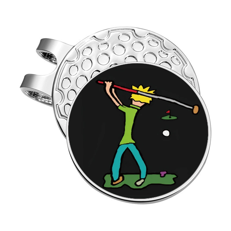 Picture of Golf cap clip magnetic ball mark metal mark cross-border hot sale