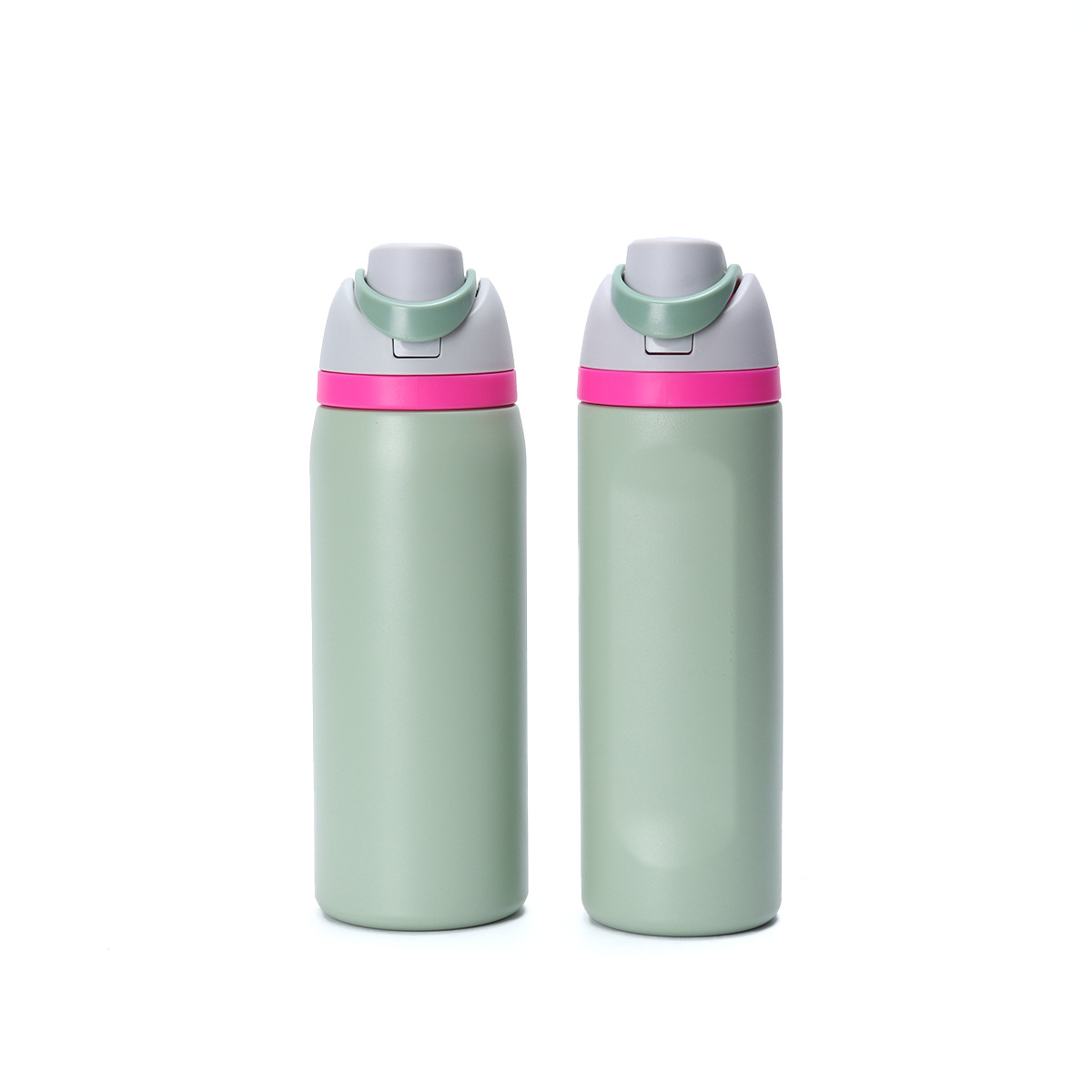 Picture of Cross-Border Double-Drink Lid Stainless Steel Thermos Cup for Men and Women, Outdoor Sports Fruit Cup 304 Stainless Steel Thermos Cup