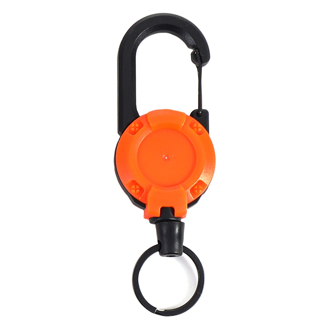 Outdoor Fishing Accessories Anti-Lost Hand Rope Easy Pull Buckle Backpack Key Hanging Backpack Wire Rope Luya Telescopic Buckle