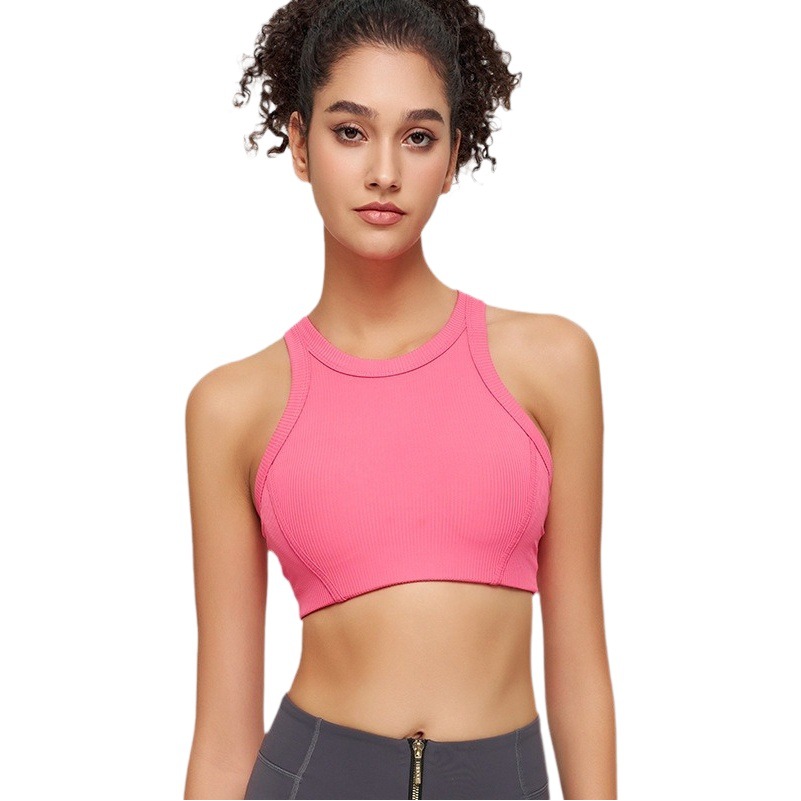 Lulu's Same Ebb Vest Short One-Piece Chest Pad Yoga Bra Fitness Sports Bra Women's Yoga Clothing Top