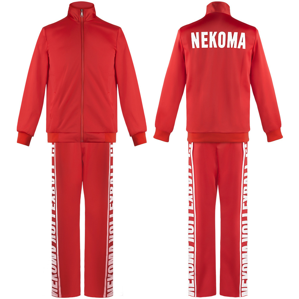 Volleyball Junior cos Clothing Yin Koma Gao Zhong Yin Koma College Solitary Claw Grinding cosplay Jersey Sports Team Costume