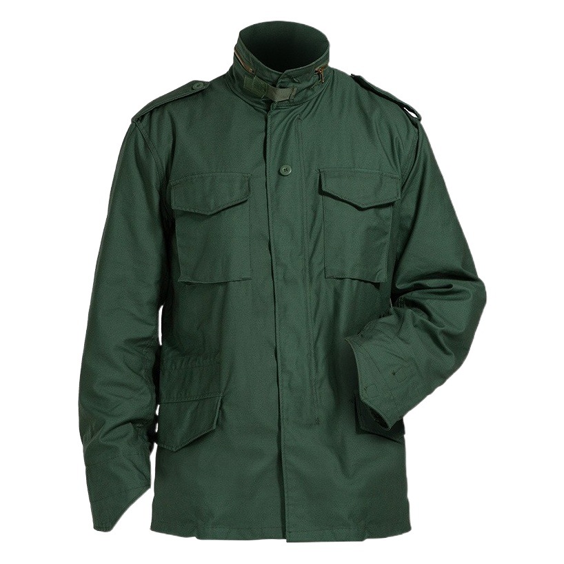 Horse riding M65 satin outdoor tactical windbreaker windproof camouflage coat long wear-resistant warm assault clothing wholesale