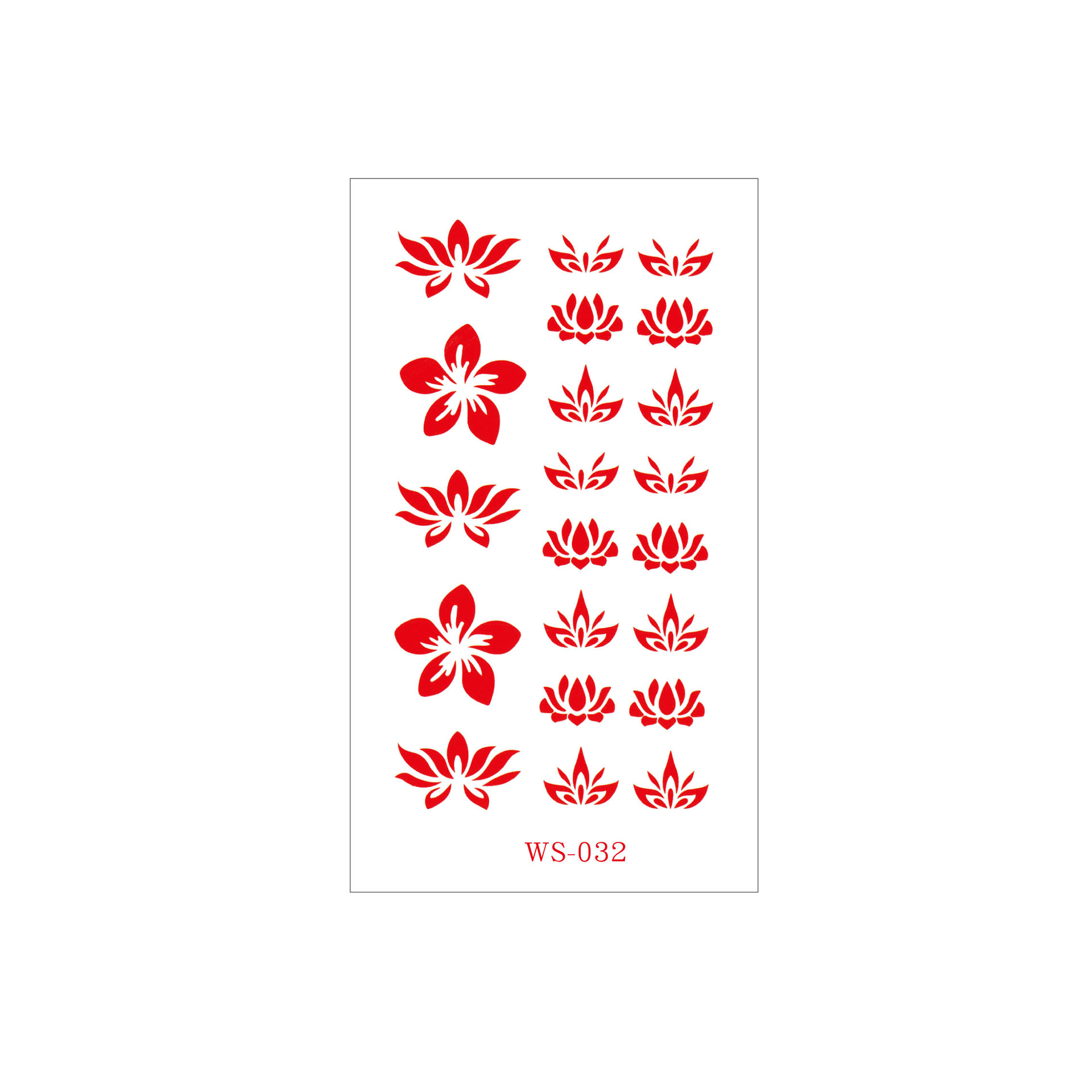 Picture of New Nezha Acrylic Face Tattoo Sticker Children's Forehead Print Eyebrow Sticker Waterproof Sweat Painted Face Sticker