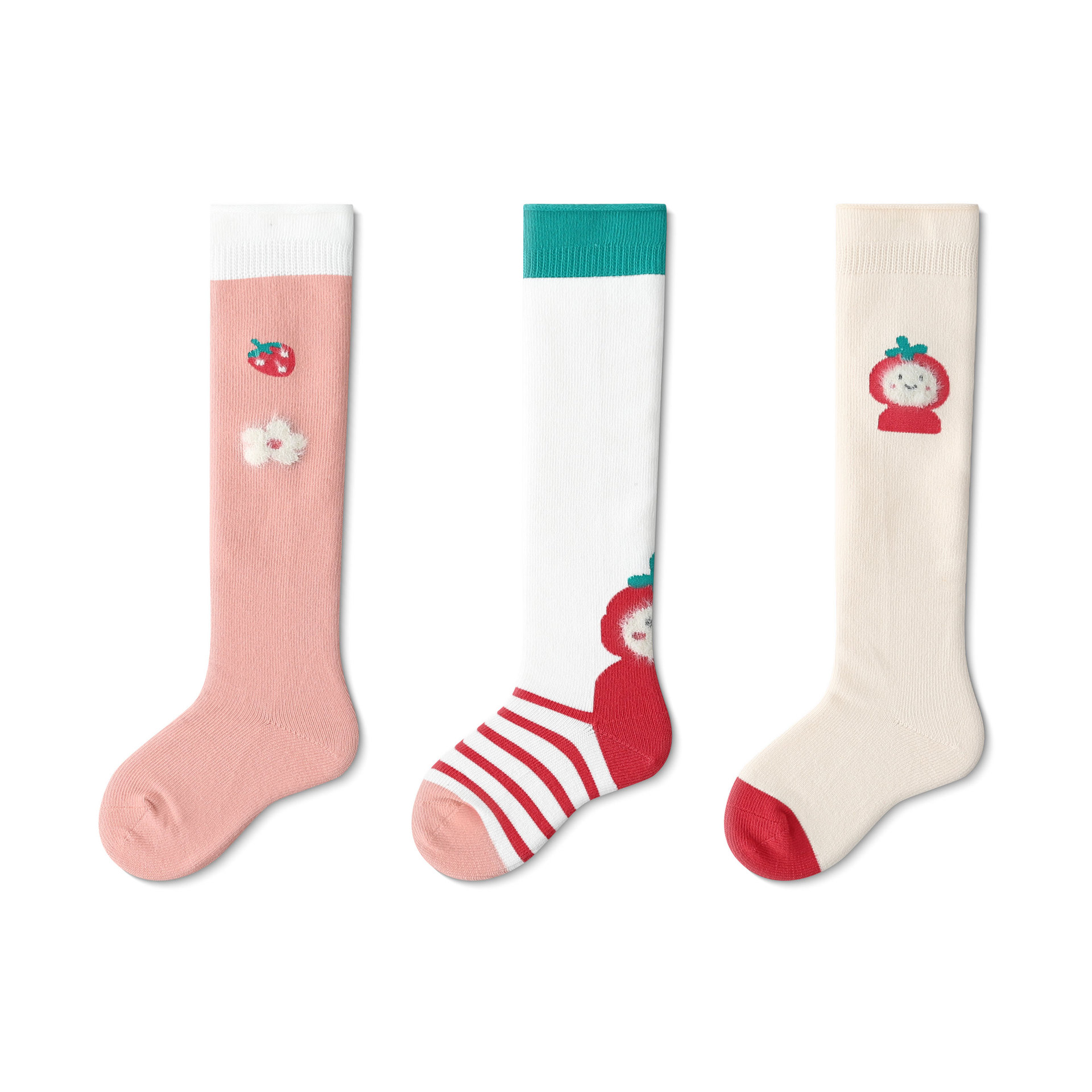 Picture of Spring and Autumn Long Baby Socks New Product Pure Cotton Class a Over-The-Knee Baby Socks Cartoon High-Tube Newborn Socks Wholesale