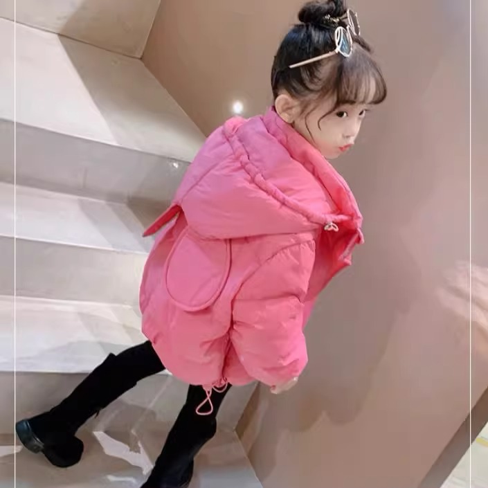 Picture of Girls' cotton-padded coat winter clothing 2023 Korean style new style little girl Western style thickened cotton-padded coat children's down cotton-padded jacket fashion