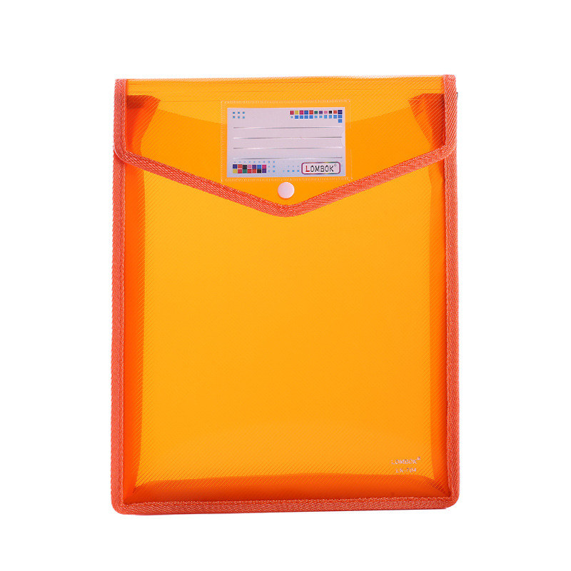 Picture of A4A5 folder storage student envelope office test paper bag twill 9 color vertical three-dimensional file bag