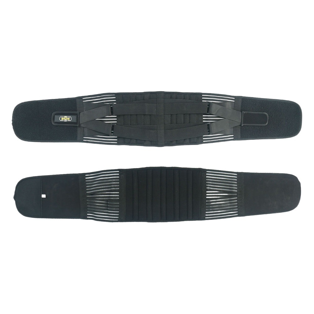New sports support waist adjustable elastic double strap pressure belt mesh breathable fitness belt