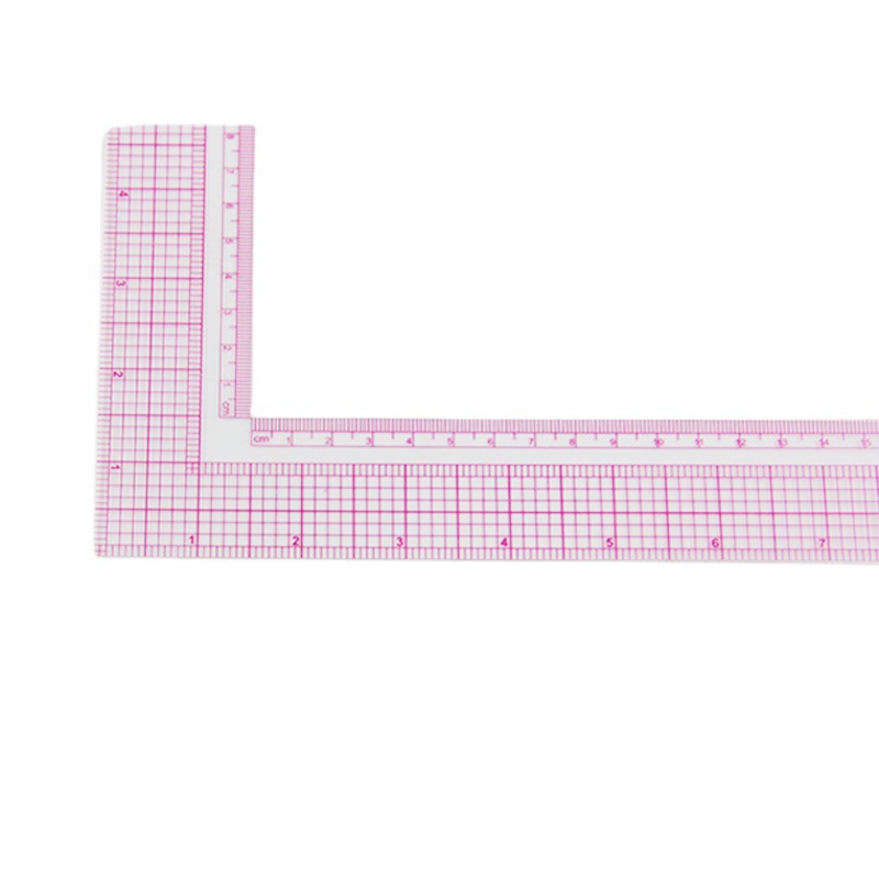 Picture of Ruler for clothing printing design 5808 built-in scale L-shaped square Ruler 8 "16cm