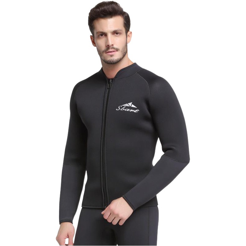 Shark Bart 5mm Thickeneded Wetsuit Surfing Winter Swimming Snorkeling Equipment Long-Sleeved Pants Jellyfish Suit Split Wetsuit