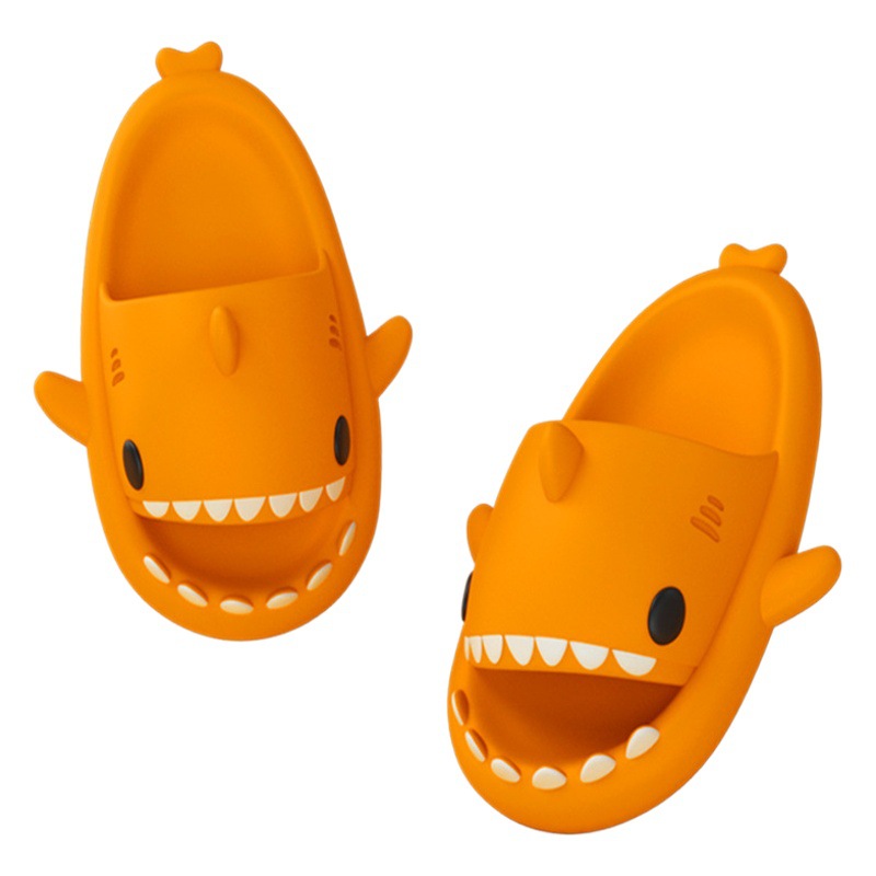 Shark Slippers for Summer, Suitable for Adults, Couples, Parents and Children, Trendy Indoor and Outdoor Quirky Home Cute Cartoon Non-Slip Sandals