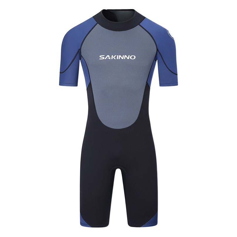 Men's Warm Cold-proof Short-sleeved Diving Suit Swimming Motorcycle Surfing Snorkeling Coach Swimsuit