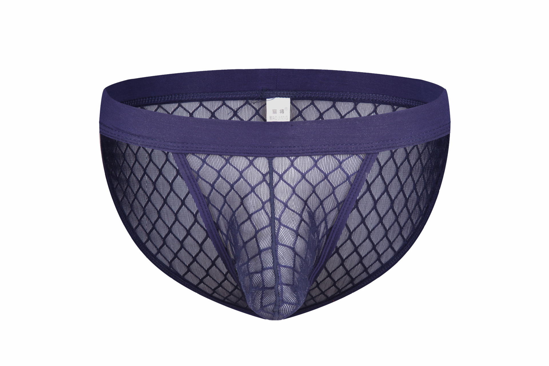 Picture of Cat Will Amazon Cross-Border Foreign Trade New Men's Sexy Mesh U-Convex Pouch High-Cut Briefs
