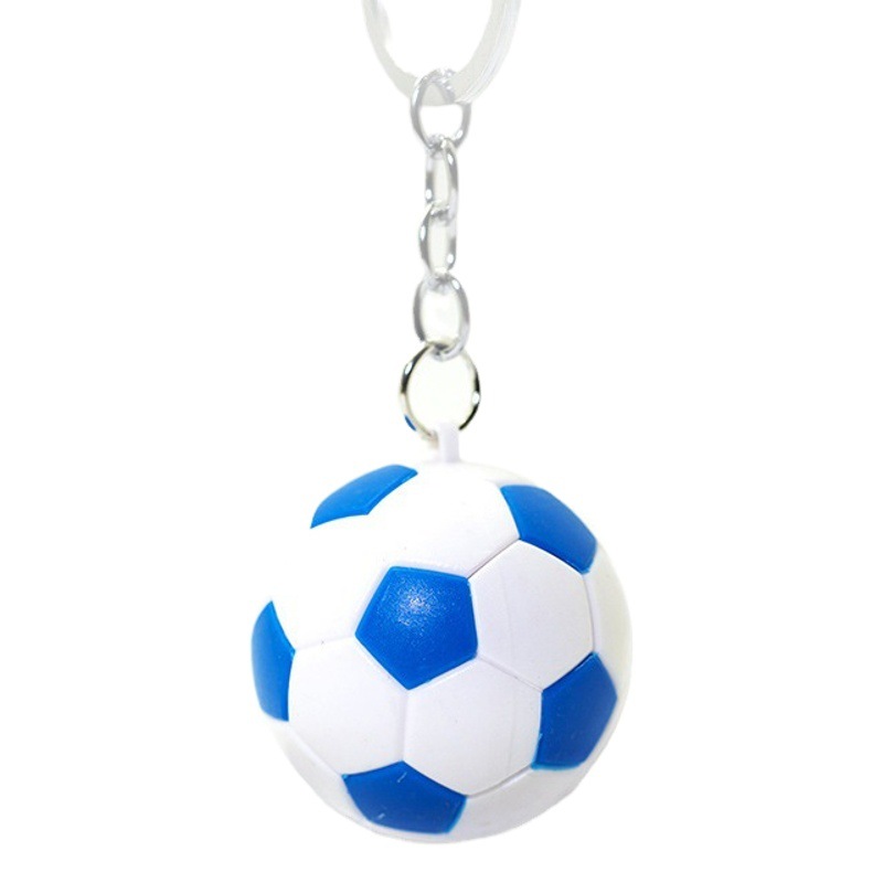 Sports Football Keychain Black and White Football Car Hanging Bag Pendant Creative Couple Gift Festival Amoy Supply