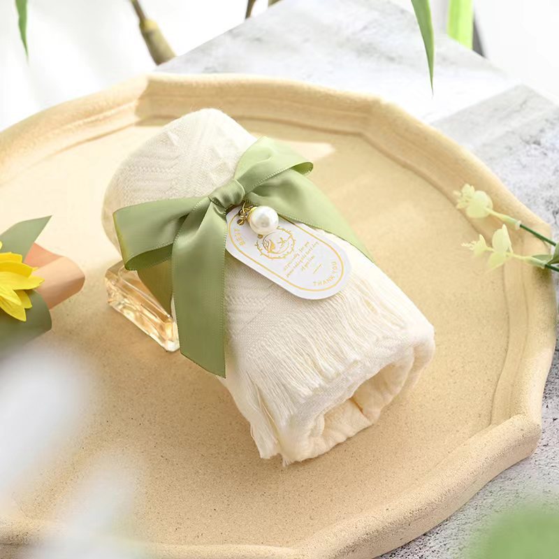 Picture of Wedding Hand Gift Towel Creative Tassel Towel Birthday Hundred Days Full Moon Gift Return Gift Small Gift Practical Wedding