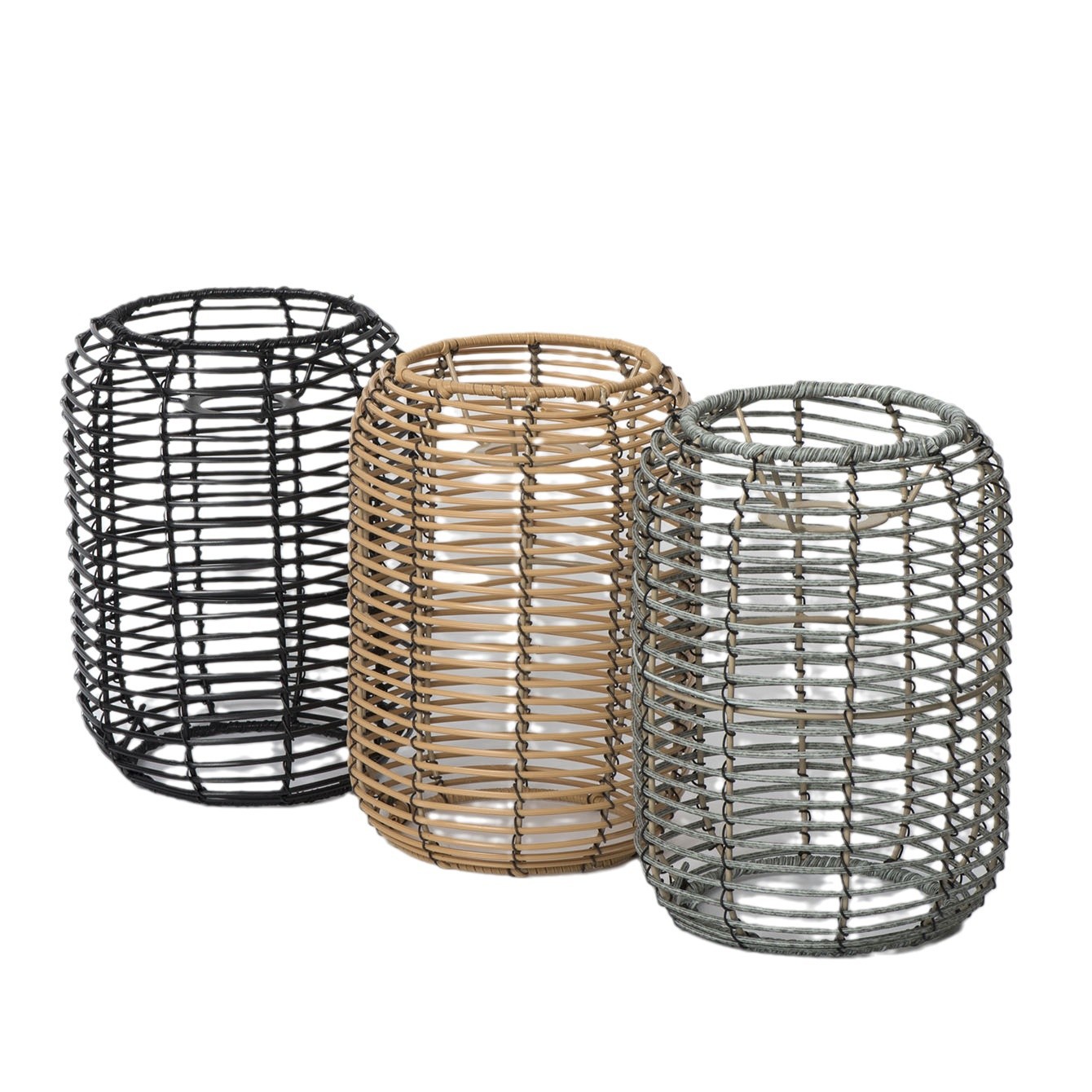 Picture of Hotel B&B Restaurant Retro Simple Hanging Creative Wabi-Sabi Style Chandelier Decorative Plastic Imitation Rattan Woven Lampshade