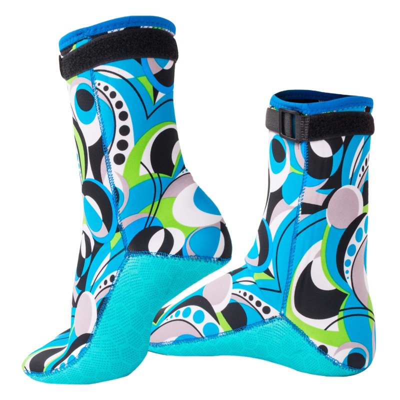 Snorkeling equipment 3mm non-slip camouflage diving socks diving shoes winter swimming socks adult children snorkeling socks beach socks