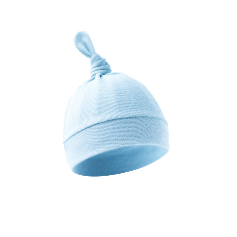 Picture of 2023 foreign trade baby pacifier hat single layer baby chirp hat baby tail hat children pullover hat