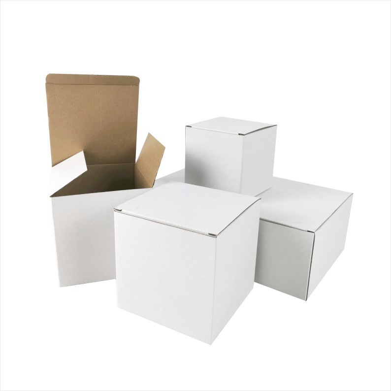Spot blank corrugated paper box three-layer corrugated paper box white corrugated box corrugated blank box wholesale