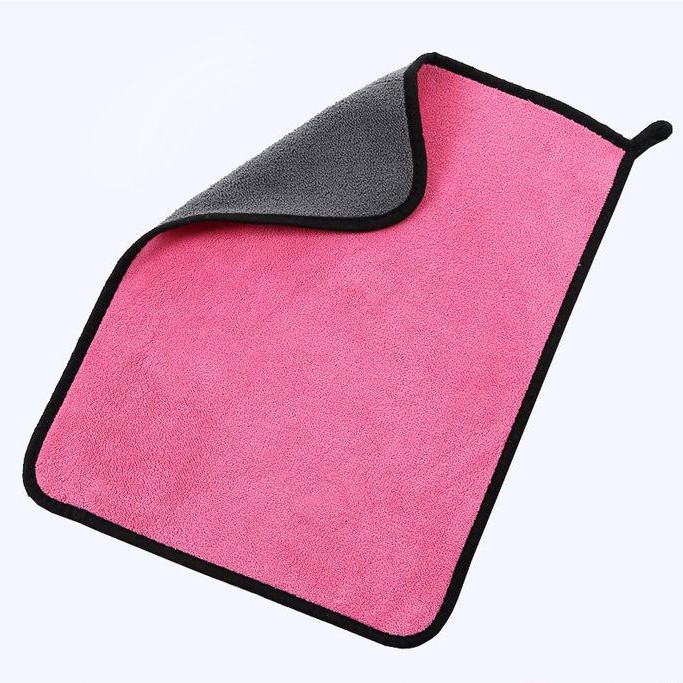 Picture of Car Wash Towel, Car Wipe Towel, Double-Sided Coral Velvet Cleaning Towel, Thickeneded Soft Absorbent Car Rag, Logo Can Be Added