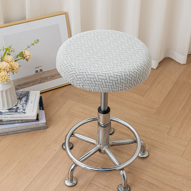 Amazon Round Stool Cover Cover Hairdressing Swivel Chair Cover Bar Stool Cushion Lifting Protective Cover Half-Pack Chair Cover
