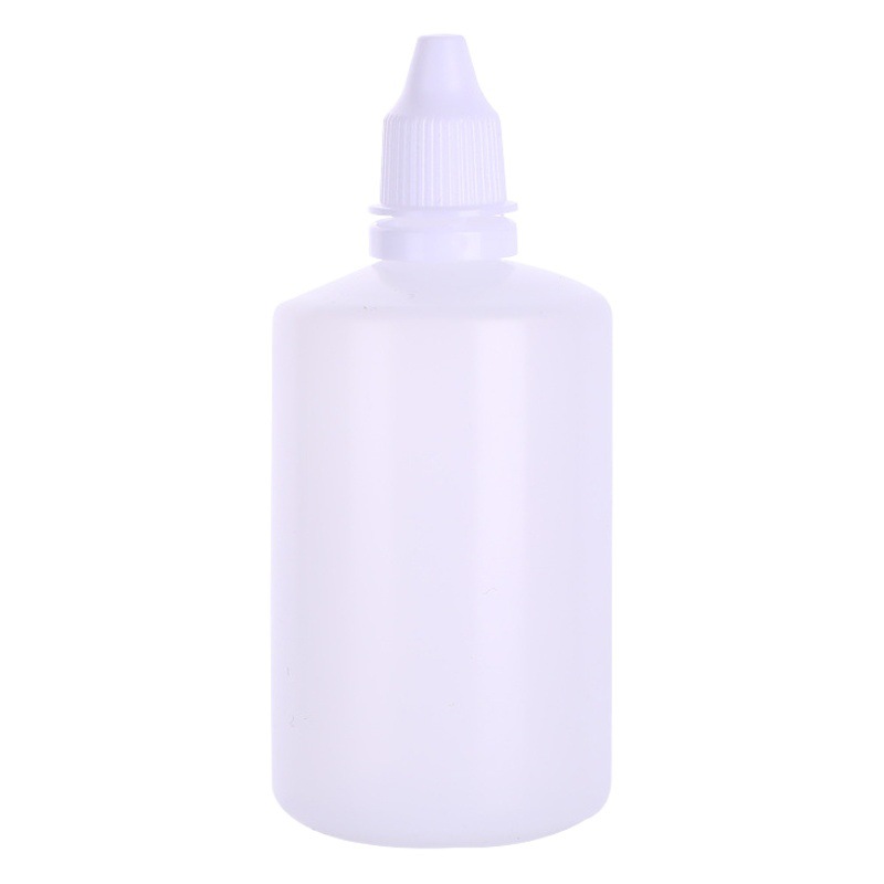 Ready-Made Squeeze Eye Drop Bottles 5 10 15 20 30 50ml White Plastic Ink Dispensing Bottles Small Dropper Bottles