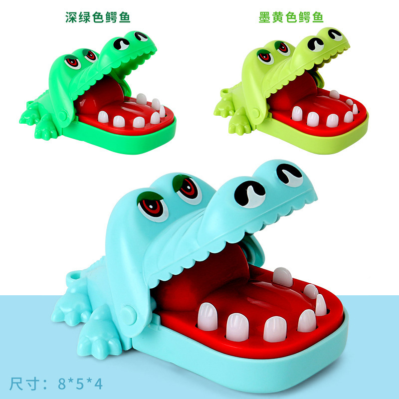 Picture of Parent-Child Game Finger Bite Toy Large Cute Bear Children's Tricky Decompression Fun Bite Finger Toy by Teeth