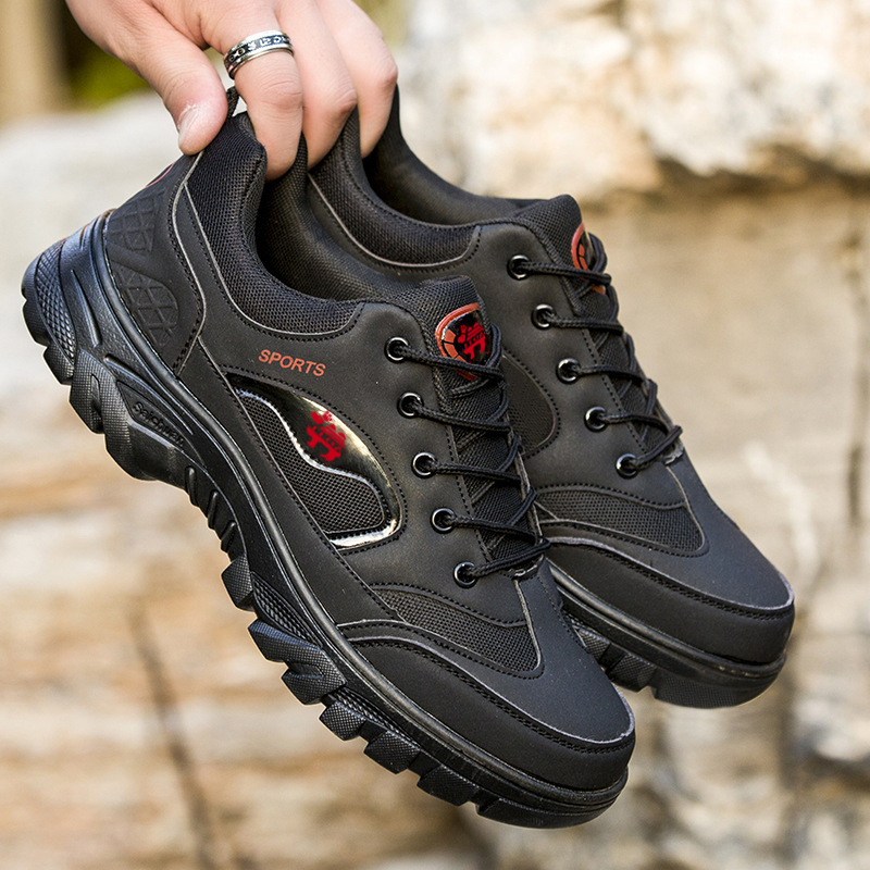 Picture of Large Size Men's Shoes, Four-Season Outdoor Hiking Shoes, Running Sneakers, Casual Men's Shoes, Breathable Mesh Work Safety Shoes