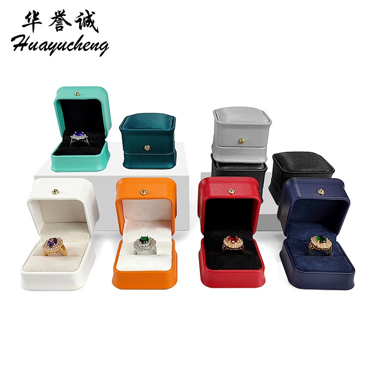 Amazon in stock hot gold buckle waist jewelry jewelry box multi-color optional plus logo ring box wholesale