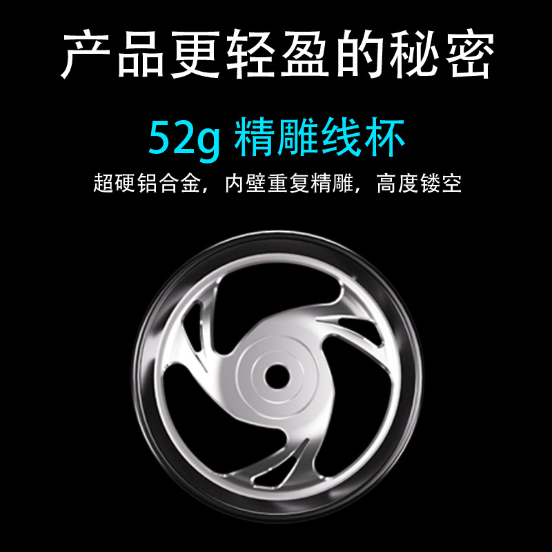 Picture of Diva/DIWA White Bone Knight 801 Beach Fishing Wheel Cast Wheel Coast Fishing Wheel 35 Line Cup Universal Fregan