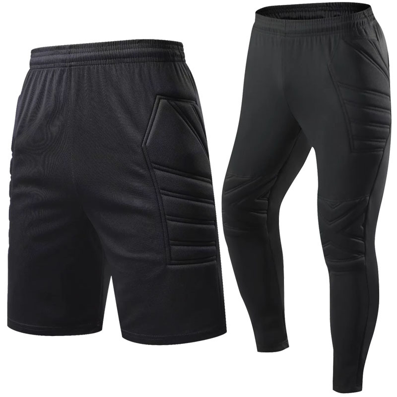 2024 Cross-border Goalkeeper Pants Football Goalkeeper Protective Trousers Adult Children's Pants Longmen Pants with Sponge
