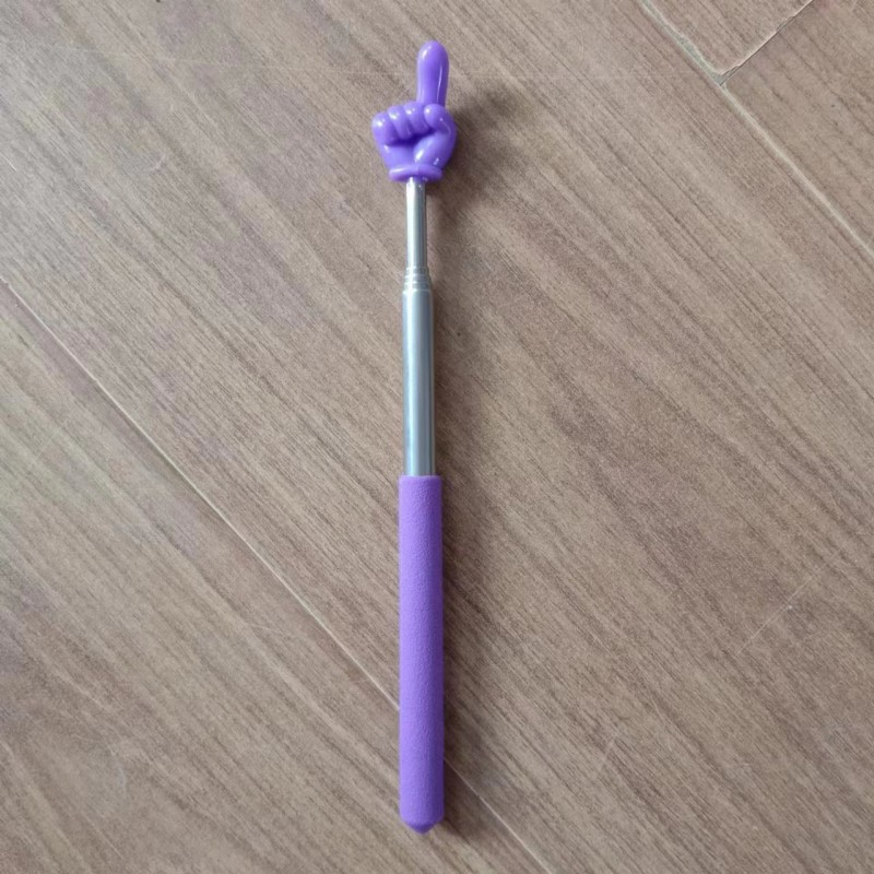 Picture of 60cm retractable finger stick teacher retractable finger reading stick children's reading retractable little finger point reading stick retractable