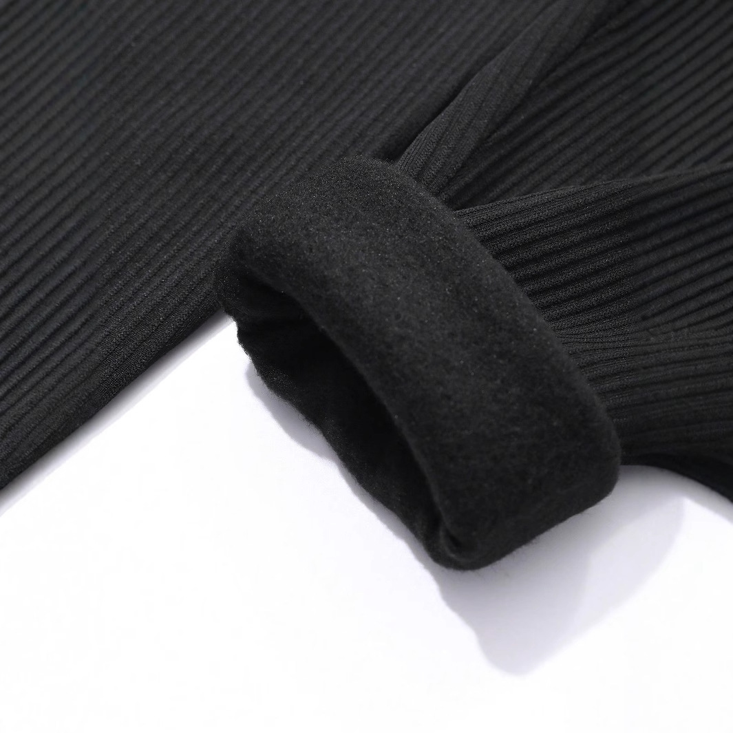Picture of 200g new autumn and winter napped thread leggings women can wear high waist slim thin polyester warm long