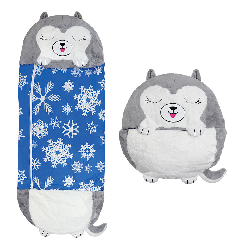 Picture of Cross-Border Children's Sleeping Bag Customized Cartoon Anti-Kicking Animal Sleeping Bag Amazon Quilted Anti-Kick Storage Sleeping Bag for Older Children