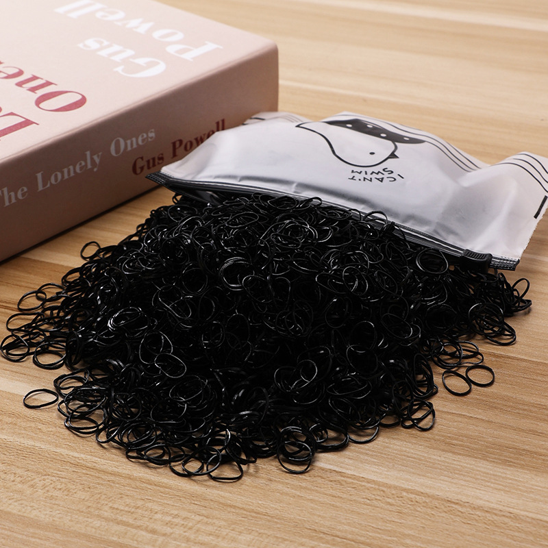 Picture of Children's Hair Rope Disposable Rubber Band Girls' Baby Strongly Pull Constantly Boxed Small Hair Rings Do Not Hit Hair Rope