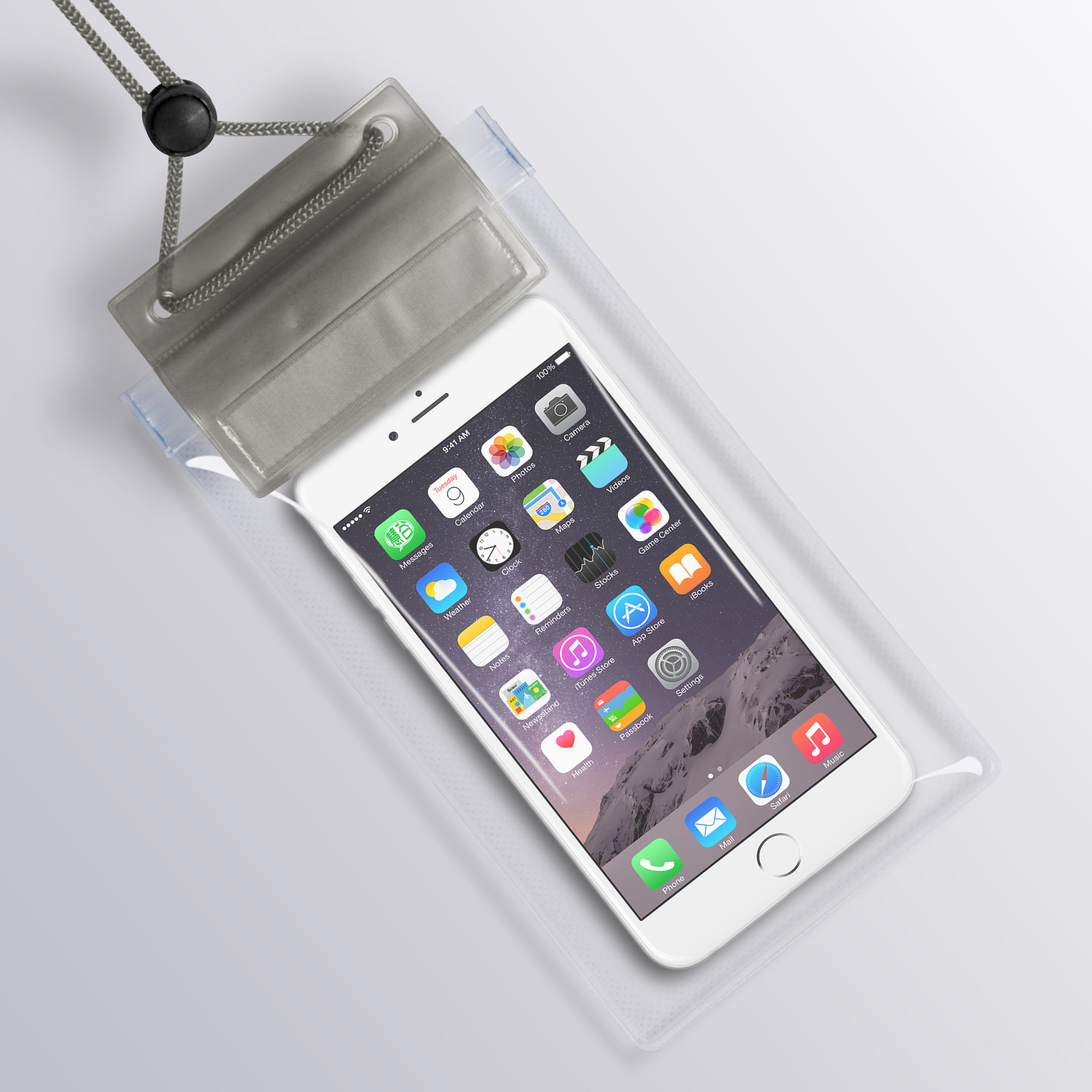 Picture of 360-Degree Barrier-Free Transparent Mobile Phone Waterproof Bag Swimming Mobile Phone Waterproof Bag Touch Screen Universal Waterproof Mobile Phone Case