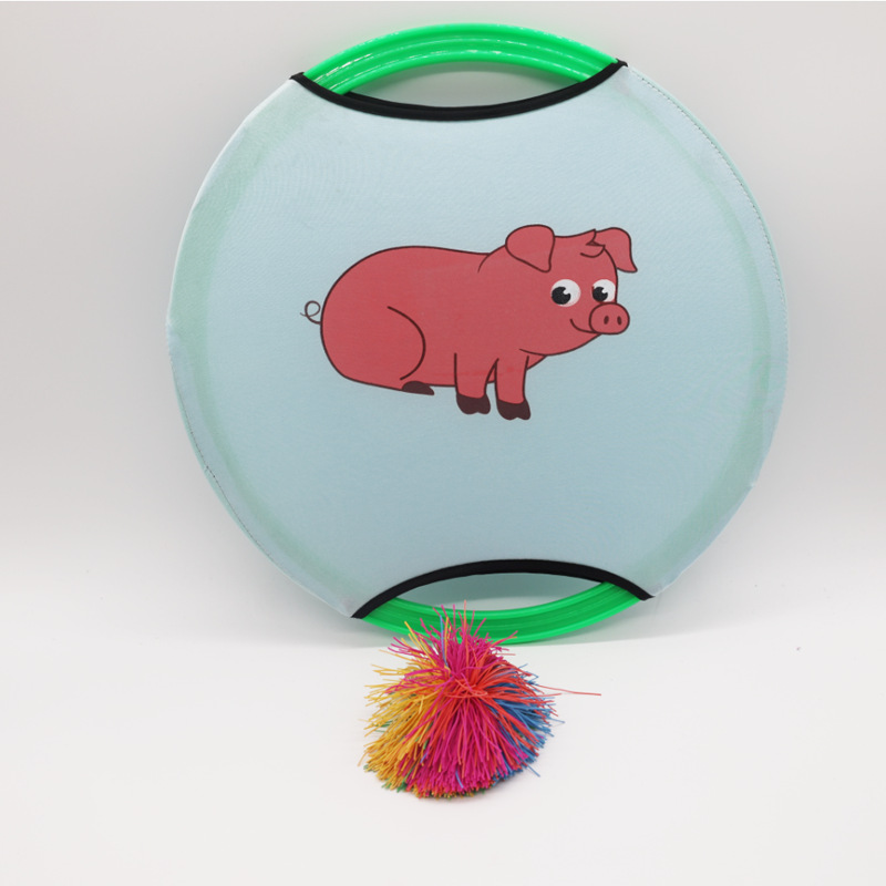 Picture of Lycra Bomb Ring Kindergarten Toy Sentiment Outdoor Sports Parent-Child Game Elastic Ball Plate Children's Toss Ball Shooting