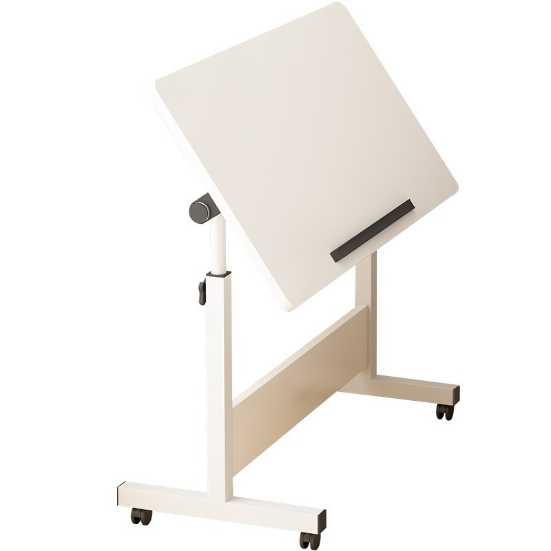 Picture of Folding Table Standing Office Small Table with Rollers Movable Lifting Simple Bedside Laptop Desk