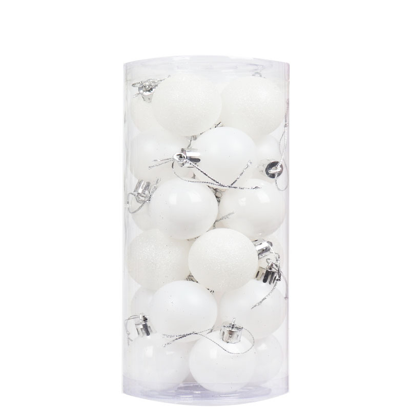 Picture of Christmas decorative ball electroplating plastic ball 3468CM barrel Christmas ball shopping mall ceiling Christmas tree pendant hanging ball