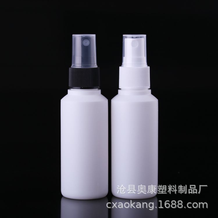 Spot 60ml spray bottle 60ml plastic spray bottle spray bottle HDPE liquid packaging bottle