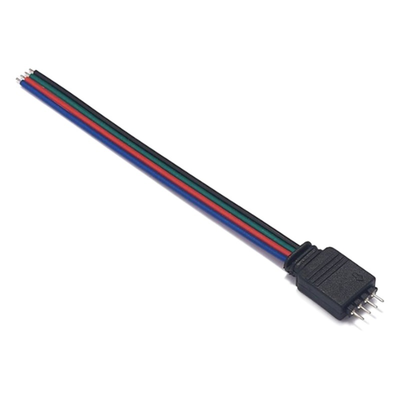 5050RGB light strip connecting line 4p female header sheath line LED light bar line 4p sheath line