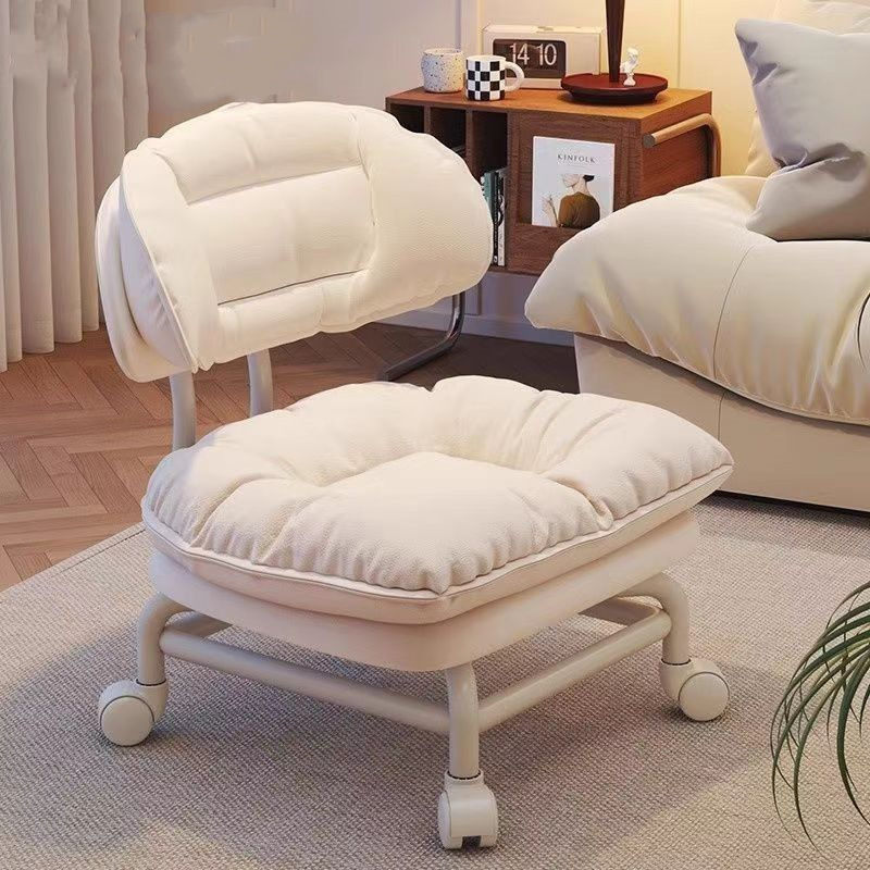 Internet celebrity lazy back chair, home bench, spinner wheel round bench, baby small stool, pulley low stool