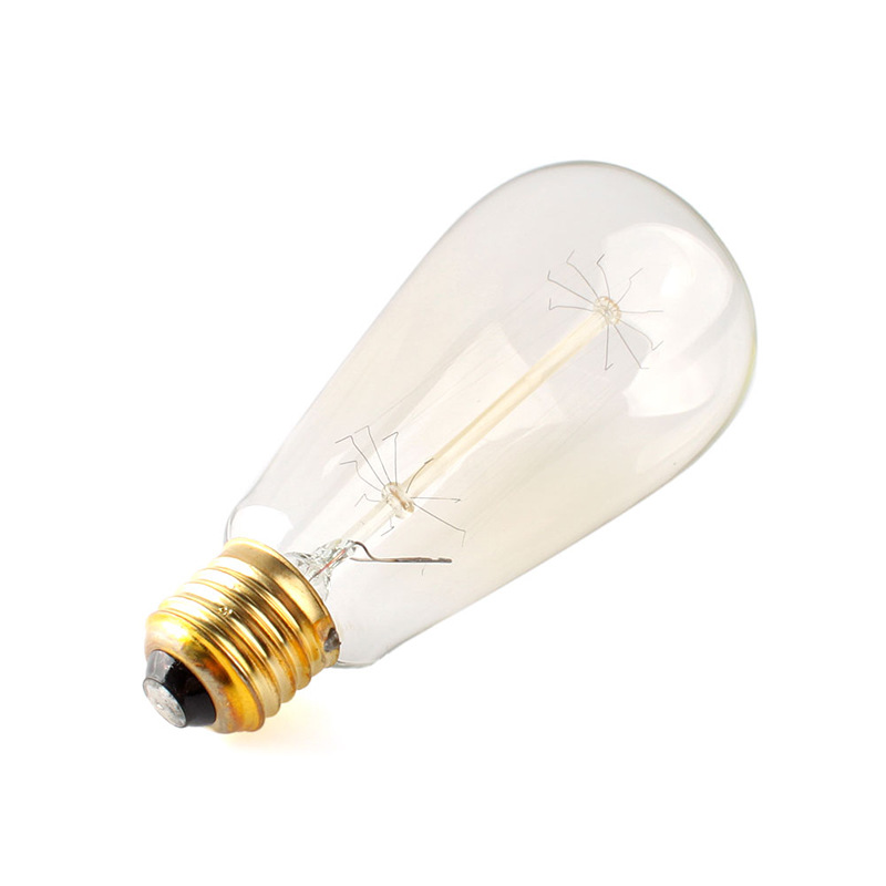 Picture of Wholesale E27 screw retro decorative tungsten bulb ST 64 110V 220V 40W warm yellow light factory outlet