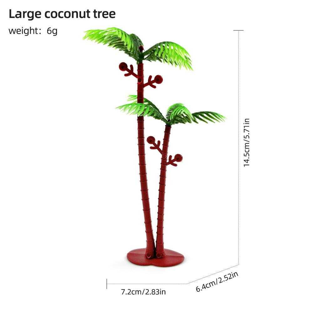 Picture of Dinosaur Animal Scene Ornaments Simulation Plant Tree Wood Volcano Stone Fence Dinosaur Egg Sand Plate Model Accessories