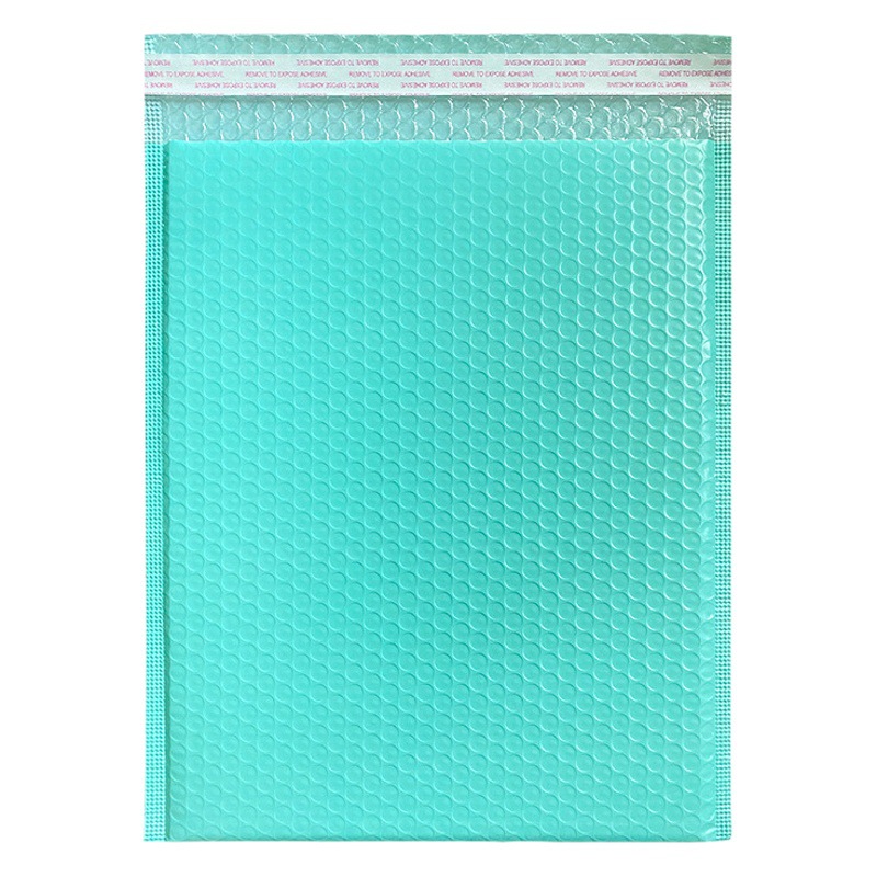 Blue co-extruded film Bubble Bag waterproof anti-pressure matte thickened e-commerce logistics express packaging foam bag in stock