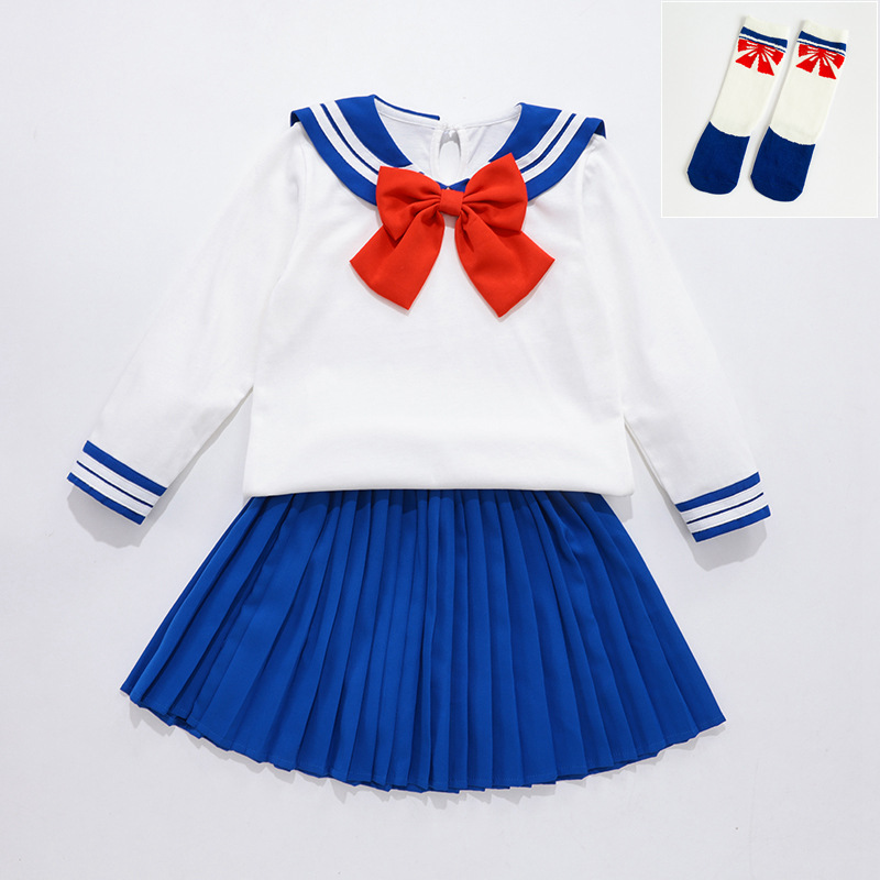 Picture of Children's Autumn Suit Sailor Moon Cosplay Stage Catwalk Water Ice Moon Dress Female Performance Clothing K-Style