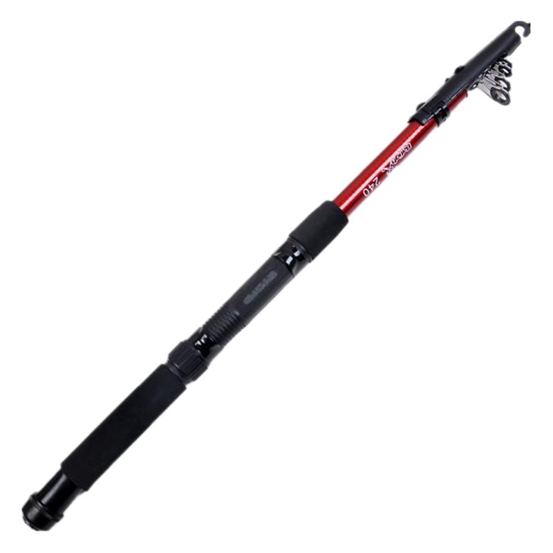 Fishing Rod wholesale red thread sea Rod segment long throw Rod Glass steel rod factory wholesale lamp Rod for cross-border
