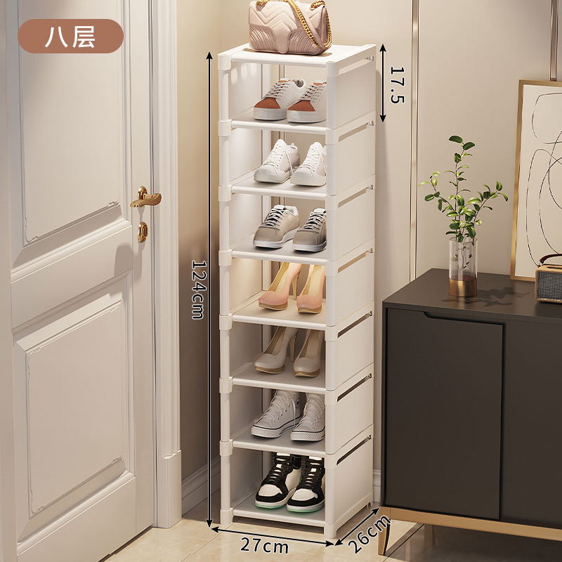 Picture of Simple Shoe Rack Household Doorway Large Capacity Economical Shoe Box Dormitory Indoor Multi-layer Shoe Cabinet Storage Artifact
