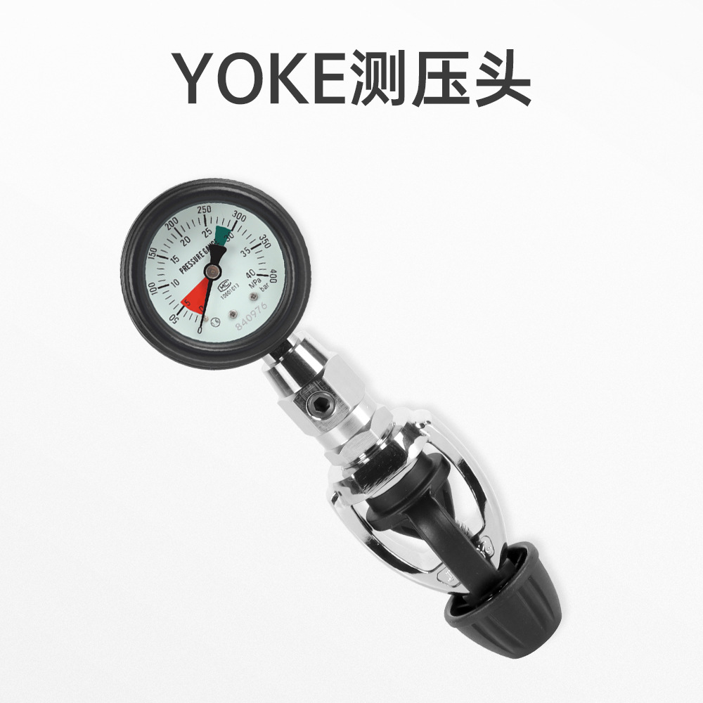DIDEEP diving cylinder YOKE manometer scuba diving back flying side hanging jacket residual pressure