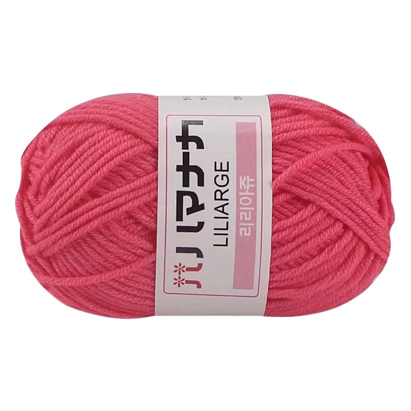 Cross-Border 4-Strand Milk Cotton Thread Doll Thread Baby Baby Wool Ball Crochet Thread Hand-Knitted DIY Wholesale